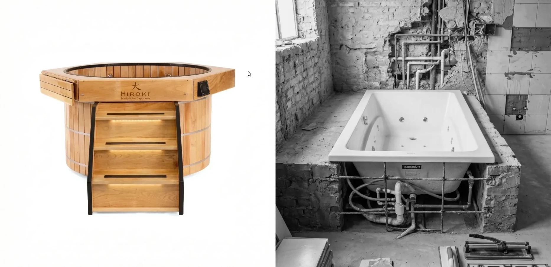 ¿Qué diferencia hay entre una minipiscina Hiroki y un jacuzzi tradicional?